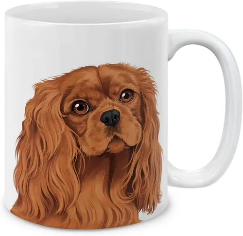 Miniatura 15 de MUGBREW Cute Winking Golden Retriever - Taza de café de cerámica, 11 onzas Lindo Guiño Dorado Retriever