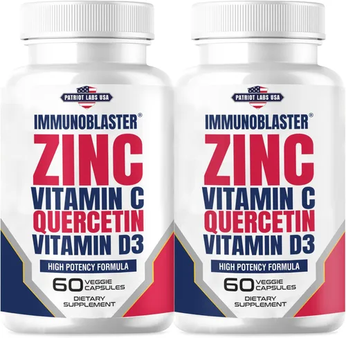 Miniatura 7 de Quercetina de zinc, vitamina C, 800 mg con vitamina D3, antioxidante, apoyo inmunológico, suplemento de quercetina de zinc de alta potencia