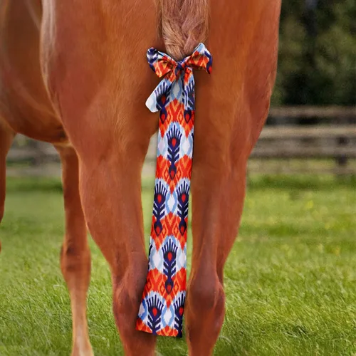 Miniatura 16 de Harrison Howard Bolsa de Cola Elástica Transpirable Protector de Cola de Caballo Diseño Deslizable Protege la Cola del Caballo Correas de Cierre