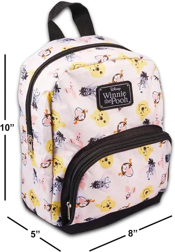 Miniatura 3 de Disney Winnie the Pooh - Mochila preescolar para niños pequeños, paquete de 4 piezas de suministros escolares con Pooh de 10 pulgadas mini mochila