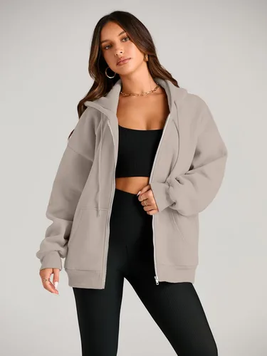 Miniatura 3 de EFAN lindas sudaderas con capucha para chica adolescente, chaqueta extragrande para el otoño, informales estilo año 2000 (Y2K), con cordón