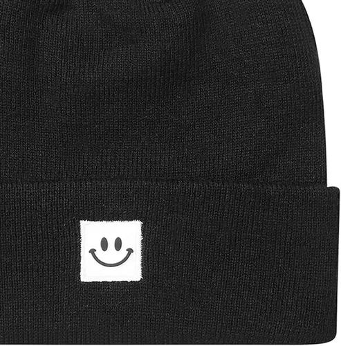 Miniatura 2 de MaxNova - Gorro de punto con cara sonriente para hombres y mujeres