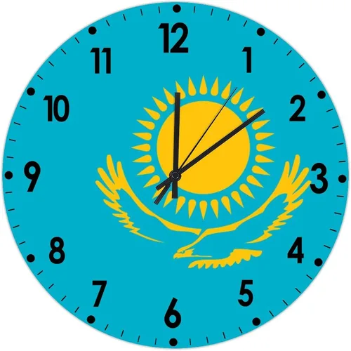 Miniatura 474 de Cheyan Reloj de pared con bandera de Canadá de 12 pulgadas, silencioso, sin tictac, de PVC, funciona con pilas, reloj redondo decorativo, regalo