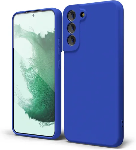 Miniatura 190 de oakxco Funda para teléfono Samsung Galaxy S21 Ultra con agarre de silicona líquida, bonita funda delgada y delgada de goma suave de TPU lisa