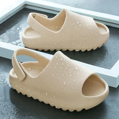 Miniatura 2 de ZVC Sandalias de verano para niños y niñas, sandalias de playa con correa de velcro, antideslizantes, para el agua, para interiores y exteriores