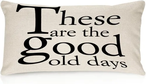 Miniatura 35 de Better When We are Together - Fundas de almohada lumbar de 12 x 20 pulgadas con citas divertidas de algodón y lino para sofá, decoración de sala