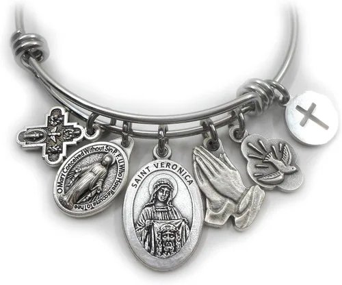 Pulsera St. Veronica, regalo de confirmación de la patrona