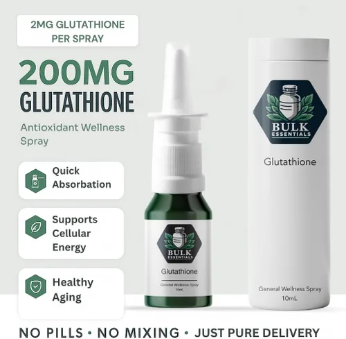 Miniatura 3 de Suplemento en aerosol de glutatión 100% puro para mujeres y hombres, 2 mg por aerosol para antioxidante, envejecimiento saludable y energía celular
