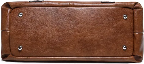 Miniatura 6 de Monederos de cuero para mujer, bolso cruzado de gran capacidad, bolso de hombro negro