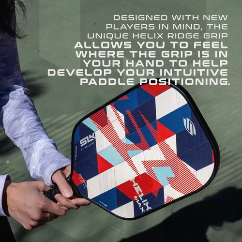 Miniatura 7 de Selkirk Sport SLK Helix Pro Paleta de Pickleball Paletas de Pickleball de Fibra de Carbono Termoformada con Cara Híbrida de Fibra de Carbono
