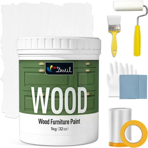 Miniatura 52 de DWIL Pintura para Muebles con Acabado Mate - Pintura para Madera de 16 Oz para Gabinetes, Puertas, Mesas y Cómodas Renovación - A Base de Agua, No