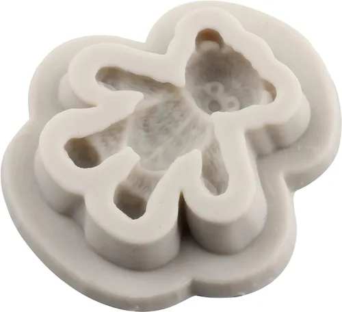 Miniatura 7 de Moldes de silicona para fondant de oso para decoración de pasteles de oso de peluche, decoración de cupcakes, pasta de goma de mascar de azúcar