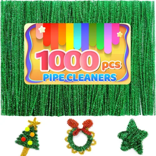 Miniatura 20 de Iooleem 200 piezas de limpiadores de tubería marrones, tallos de chenilla, limpiadores de tubería para manualidades, manualidades con limpiadores