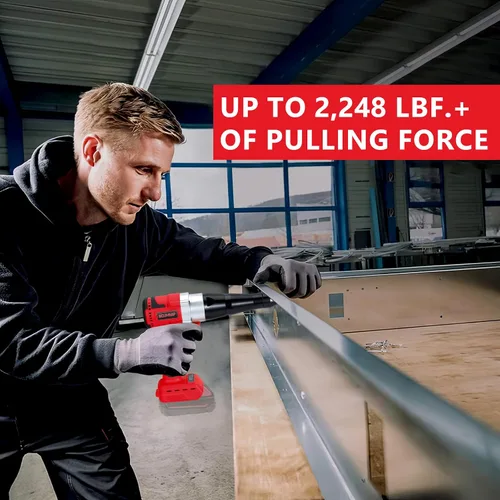 Miniatura 6 de Pistola de remache inalámbrica para batería Milwaukee M18 de 18 V (solo herramienta), pistola de remache automática eléctrica sin escobillas