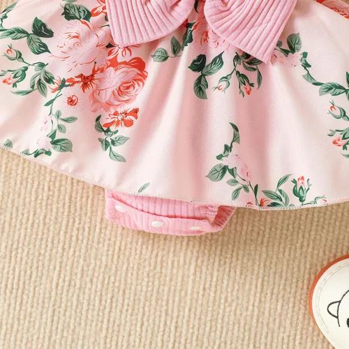 Miniatura 84 de Mubineo Ropa de verano para bebé niña, sin mangas, encaje floral, vestido de mameluco para recién nacido