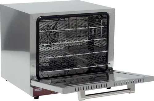Miniatura 4 de Kratos Horno comercial, horno de convección eléctrico de encimera de tamaño medio con control de vapor, acero inoxidable, 208/240V (29M-059)
