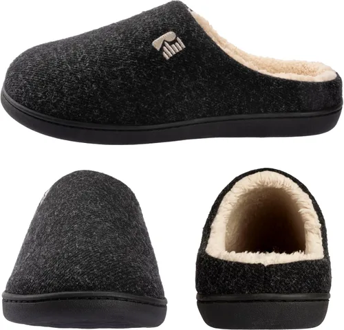 Miniatura 15 de RockDove Pantuflas tipo zueco con forro de sherpa para hombre