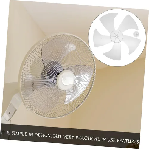 Miniatura 3 de Uonlytech Ventilador de 14 pisos con aspas de ventilador de escritorio, ventilador de casa, mesa blanca, piezas de refrigerador, aspas de ventilador