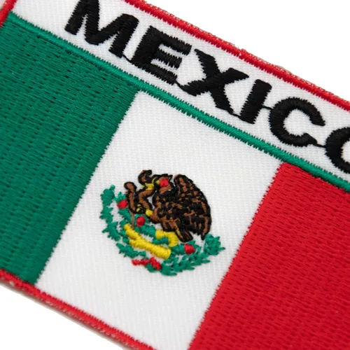 Miniatura 4 de A-ONE Paquete de 2 parches de escudo Palacio de Bellas Artes+emblema de la bandera de México, recuerdo de viaje, coser en mochilas, camisas, ropa