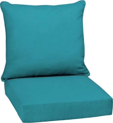 Miniatura 33 de Arden Outdoor Deep Seat Cushion Set, 24 x 24 pulgadas, Cojín para exteriores resistente al clima, a la lluvia y a la decoloración para silla, sofá