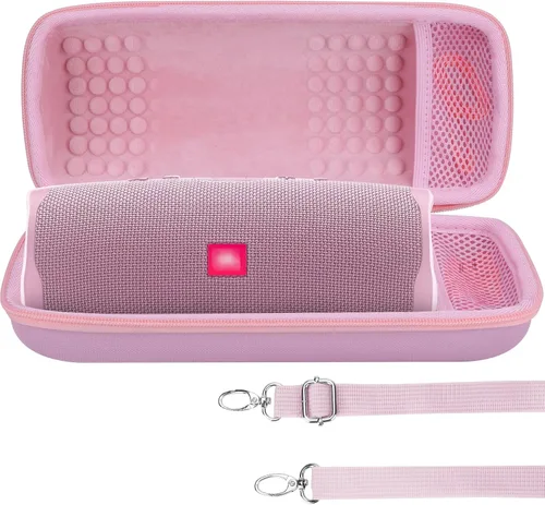Miniatura 9 de Carcasa Rígida Lebakort Compatible con Altavoz JBL Charge 5 Charge 4 Impermeable (Carcasa Negra)