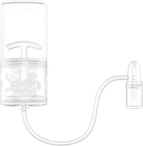 Aspirador nasal para limpieza de nariz para bebés y niños pequeños con bomba de mano y punta no invasiva para una succión rápida y silenciosa, marca