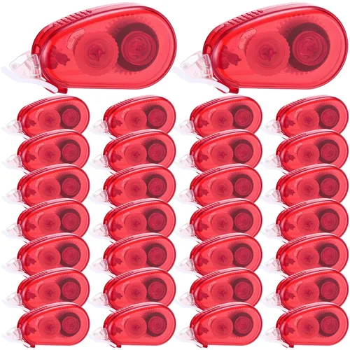 Miniatura 13 de Geyee 30 piezas de cinta adhesiva de doble cara con rodillo, adhesivo permanente de 0,76 cm x 800 cm, cinta de doble cara con puntos para álbumes