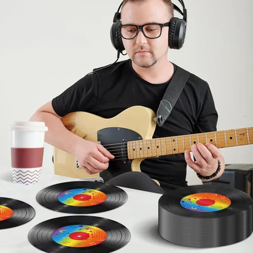 Miniatura 5 de 100 servilletas temáticas de vinilo con temática de los años 50, decoraciones para fiestas temáticas de los años 50, suministros de fiesta
