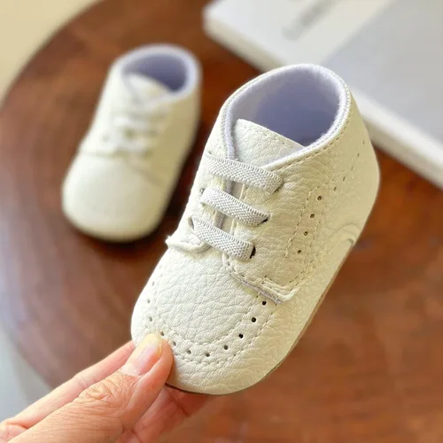Miniatura 7 de Zapatos para bebé niño y niña, uniformes de boda, zapatos de vestir Oxford, zapatos de suela antideslizante, mocasines planos para niños pequeños