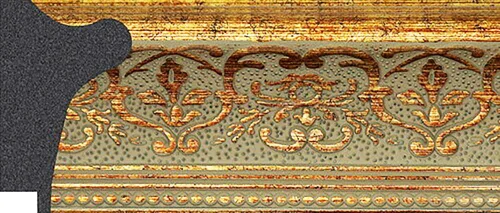 Miniatura 5 de Marcos de fotos de 4x6 Marcos 2-1/2" Marco de póster 4x6, Marco dorado de 4 x 6 para montaje en pared, Marco grande ornamentado 6x 4 Marcos