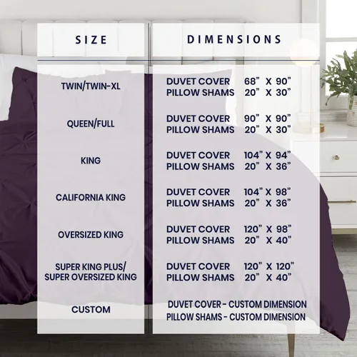 Miniatura 19 de Kotton Culture 1 Pc Twin/Twin XL Size Pinch Pleated - Pintuck Duvet Cover Only - 100% Egyptian Cotton Sateen -1000 TC Luxury Comforter Cover-Zipper