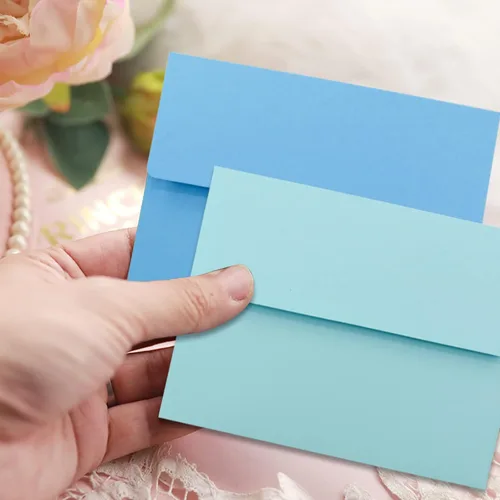 Miniatura 4 de VANRA Paquete de 150 sobres coloridos para invitaciones, sobres A2 a granel para tarjetas de felicitación de 4.25 x 5.5, invitaciones de boda, fotos