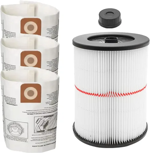 ANBOO Filtro para Shop Vac para Craftsman 17816 9-17816 Filtro de Aspiradora en Húmedo y Seco Filtro de Cartucho de Aire para Shop Vac 17816 para