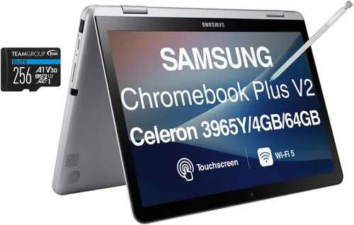 Miniatura 12 de Laptop Samsung Chromebook Plus V2 Business 2 en 1 con pantalla táctil de 12.2 pulgadas, pantalla WUXGA