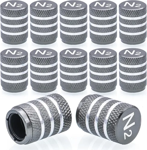 Miniatura 48 de 4 piezas de tapas de válvula de rueda con forma de punta, válvula de rueda de aleación de aluminio con punta, universal para automóviles, SUV