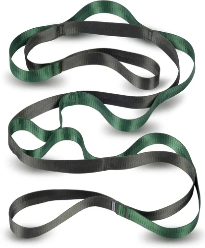 Acozycoo Correa de estiramiento con 10 bucles, correa de yoga para terapia física, entrenamiento en casa, entrenamiento de pilates y flexibilidad,