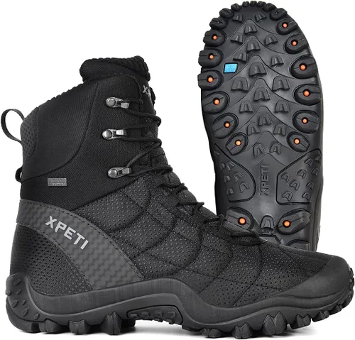 Miniatura 2 de XPETI Mens Crest Thermo High-Top Winter Hiking Boots Waterproof Insulated