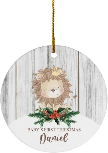 Miniatura 14 de FLOCHIL Adorno personalizado para la primera Navidad del bebé 2023, adorno de la primera Navidad de los bebés 2023, regalo para niños, bebés