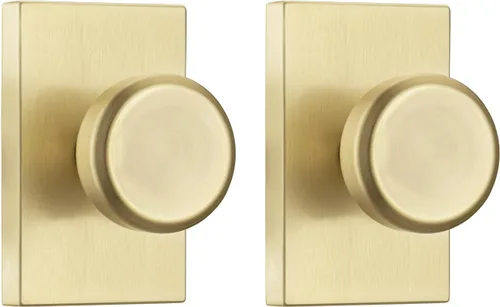Miniatura 9 de Perillas de Puerta Negras Interiores, Manijas de Puerta Interiores para Armario, Perilla de Puerta Pismo Dummy Negro mate (matt black)