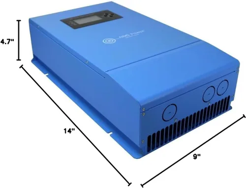 Miniatura 6 de AIMS Power SCC80AMPPT Controlador de carga solar MPPT de 80 amperios; carga sistemas solares de 12, 24, 36 y 48 voltios; carga de 4 etapas; selector