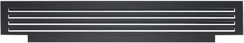 Summit - Llenador de huecos para refrigerador de 28 pulgadas, parrilla decorativa para refrigerador, negro, fabricado en los Estados Unidos