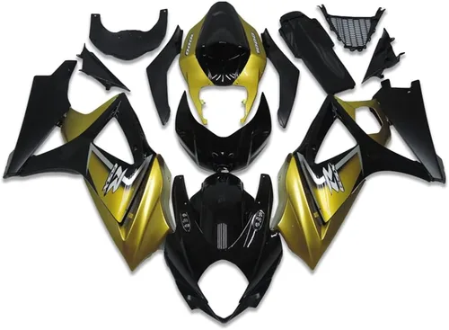 Miniatura 12 de Carenado de carrocería negro mate brillante de plástico apto para Suzuki 2007 2008 GSXR 1000 inyección ABS nuevo Aftermarket Kit Kit GSXR-1000 07 08