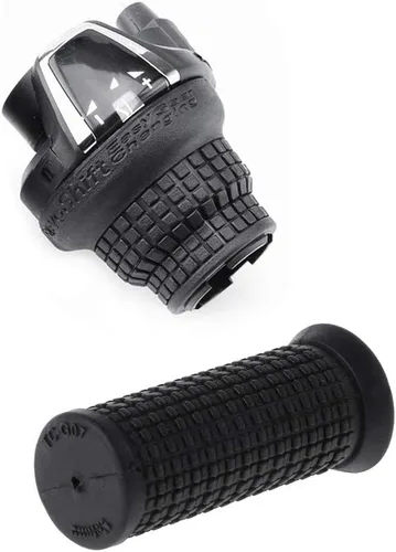 Miniatura 4 de 2 empuñaduras para manillar de bicicleta, MTB Cycle Road Mountain Bike Scooter Bicicletas, manillar de goma con un solo bloqueo en la barra