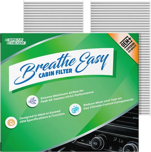 Miniatura 35 de Spearhead OEM+ Filtro de aire de cabina Particulate Breathe Easy Compatible con 2015-17 Chrysler 200, 2014-18 Cherokee como OEM Proporciona