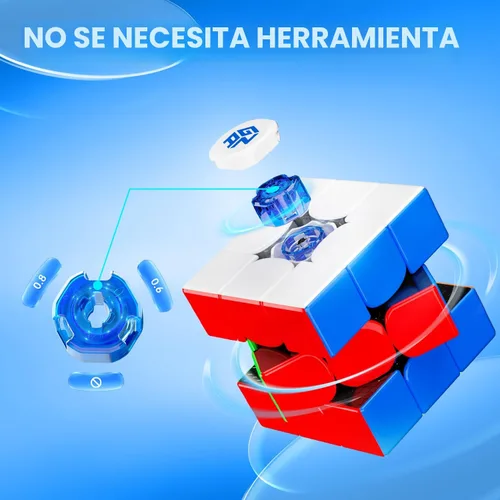 Miniatura 5 de GAN 356 R S, 3x3 Speed Cube Gans 356RS Cubo Mágico No Magnético (Stickerless)