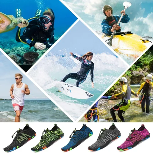 Miniatura 7 de SAGUARO Zapatos deportivos acuáticos unisex de secado rápido para playa, piscina, mar