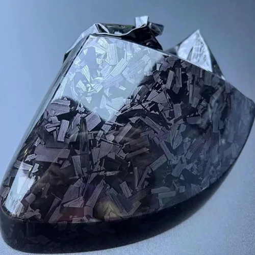 Miniatura 4 de Queenbox Rollo de vinilo forjado brillante de 7.9 x 59.8 pulgadas para automóvil, de fibra de carbono, liberación de aire, color negro, 7.9 x 59.8