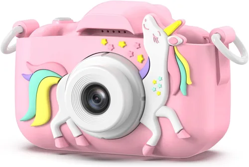 Miniatura 11 de Goopow Juguetes de Cámara para Niños de 3-8 Años para Niñas y Niños, Videocámara Digital para Niños con Cubierta Suave de Dibujos Animados, Mejor