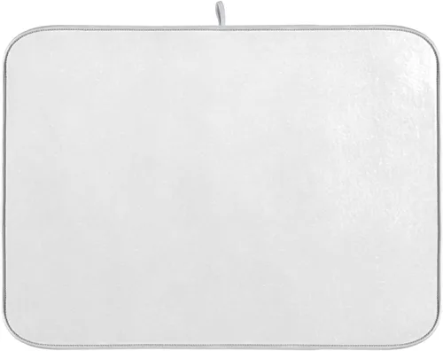 Miniatura 8 de Tapete de secado de platos grande de terracota Xl para platos, accesorios de cocina, mostrador de microfibra, escurridor de platos, resistente al