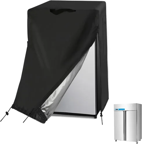 Miniatura 17 de Cubierta para refrigerador Guisong, impermeable y a prueba de polvo, protectora para congeladores verticales, adecuada para la mayoría de mini